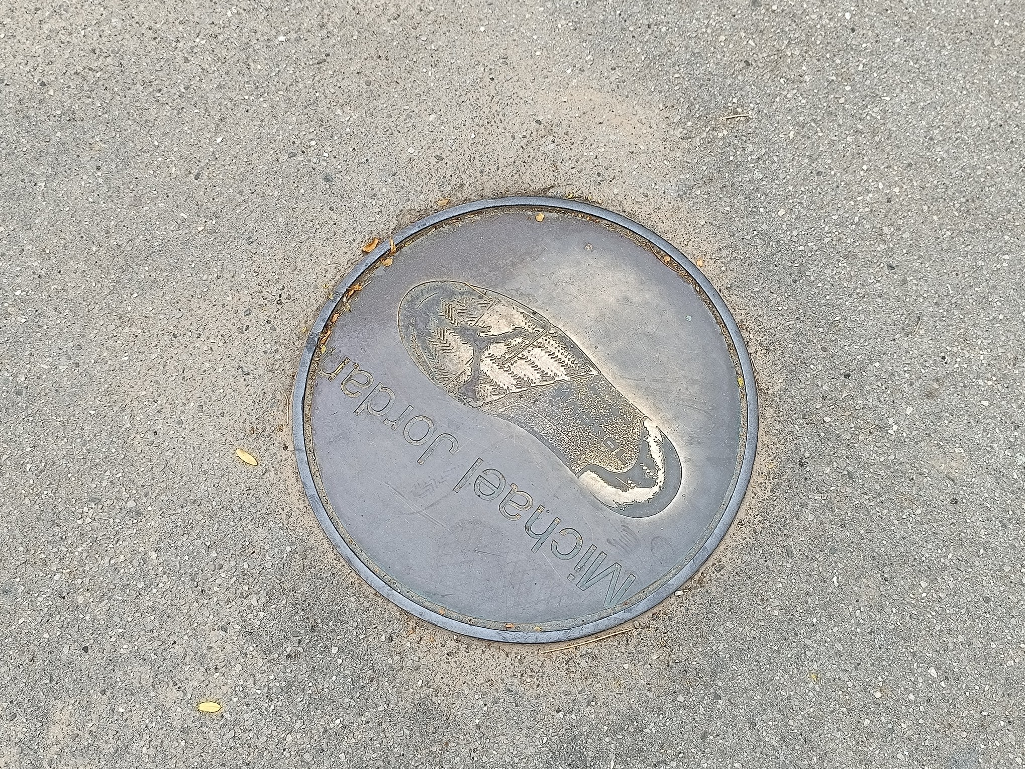 Michael Jordan Olympic Plaque in Montjuic Barcelona